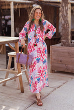 Load image into Gallery viewer, Place Du Soleil - Blue Fish Coral Dress
