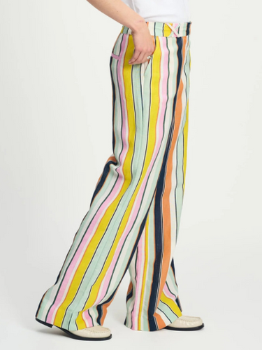 POM - Paradise Stripes Linen Pant