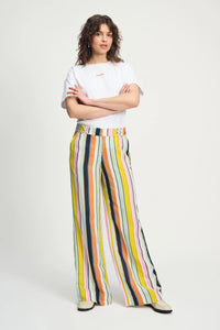 POM - Paradise Stripes Linen Pant