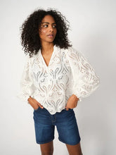 Load image into Gallery viewer, Mos Mosh - Tazzin Caza Blouse - White
