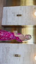 Load and play video in Gallery viewer, Sacha Drake - High Stakes Maxi Dress - Raspberry Mauve Floral
