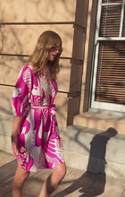 Load and play video in Gallery viewer, Sacha Drake - Flamingo Shift Dress
