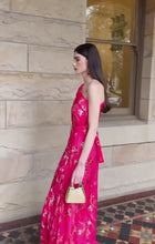 Load and play video in Gallery viewer, Sacha Drake - Francesca Wrap Dress - Pink Floral
