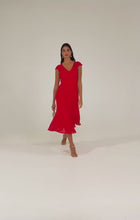 Load and play video in Gallery viewer, Sacha Drake - Sienna Sunset Dress in Red
