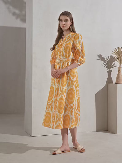 GDS - Abyss Long Dress - Saffron