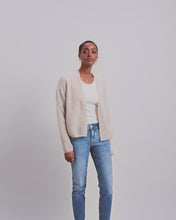 Load and play video in Gallery viewer, Mos Mosh - Thora Knit Cardigan - Feather Grey
