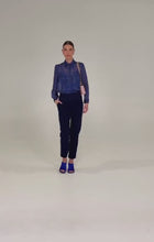 Load and play video in Gallery viewer, Sacha Drake - Ondine Blouse - Cobalt Pink
