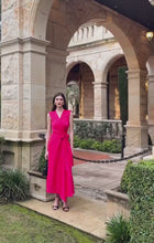 Load and play video in Gallery viewer, Sacha Drake - Camelia Wrap Dress - Pink

