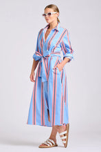 Load image into Gallery viewer, Shirty - Luna Longline Shirt Dress - Nautical Stripe
