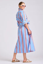 Load image into Gallery viewer, Shirty - Luna Longline Shirt Dress - Nautical Stripe

