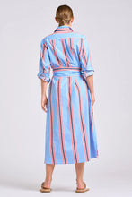 Load image into Gallery viewer, Shirty - Luna Longline Shirt Dress - Nautical Stripe
