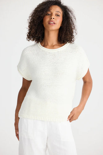 The Shanty - Saffron Top - White