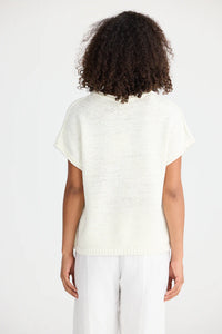 The Shanty - Saffron Top - White