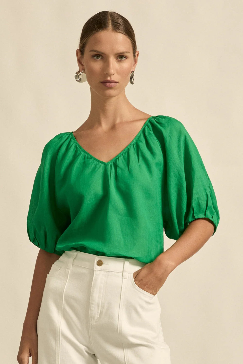 Zoe Kratzmann - Trace Top - Parrot