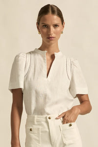 Zoe Kratzmann - Recollect Top - Porcelain