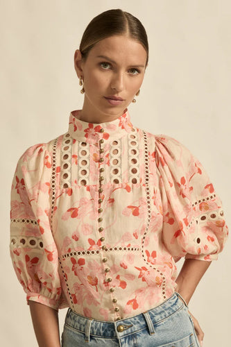 Zoe Kratzmann - Cherry Tulip Cabaret Top