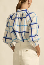 Load image into Gallery viewer, Zoe Kratzmann - Inspire Top - Azure Check
