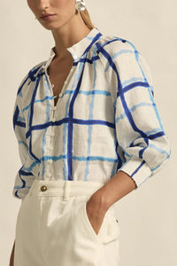 Zoe Kratzmann - Inspire Top - Azure Check