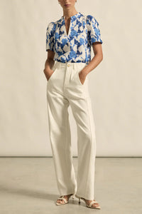 Zoe Kratzmann - Recollect Top - Azure Bouquet