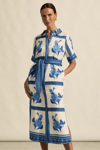 Zoe Kratzmann - Roam Dress - Azure Collage