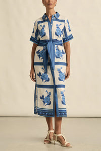 Zoe Kratzmann - Roam Dress - Azure Collage