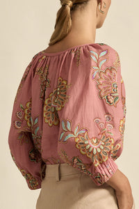 Zoe Kratzmann - Tranquil Top - Kgari Bloom