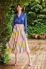 Load image into Gallery viewer, The Dreamer Label | Kira Silk Blouse | Iris Blue
