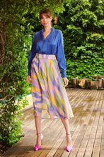 Load image into Gallery viewer, The Dreamer Label | Kira Silk Blouse | Iris Blue
