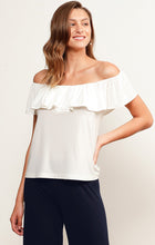 Load image into Gallery viewer, Sacha Drake | Off Shoulder Frill Top
