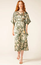Load image into Gallery viewer, Sacha Drake | Monarch Wrap Dress | Olive Cream Flower

