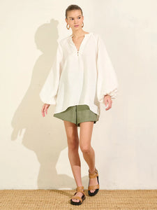 Hattie | Blouson Sleeve Top
