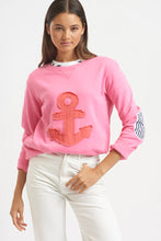Load image into Gallery viewer, EST 1971 | Frayed Anchor Cotton Sweatshirt
