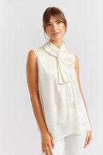 Load image into Gallery viewer, Alessandra | Pussy Bow Sleeveless Top
