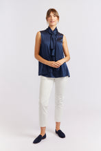 Load image into Gallery viewer, Alessandra | Pussy Bow Sleeveless Top
