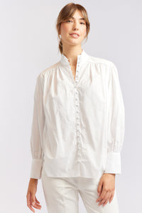 Alessandra | Rosemary Shirt Poplin | White