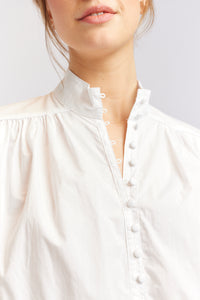 Alessandra | Rosemary Shirt Poplin | White