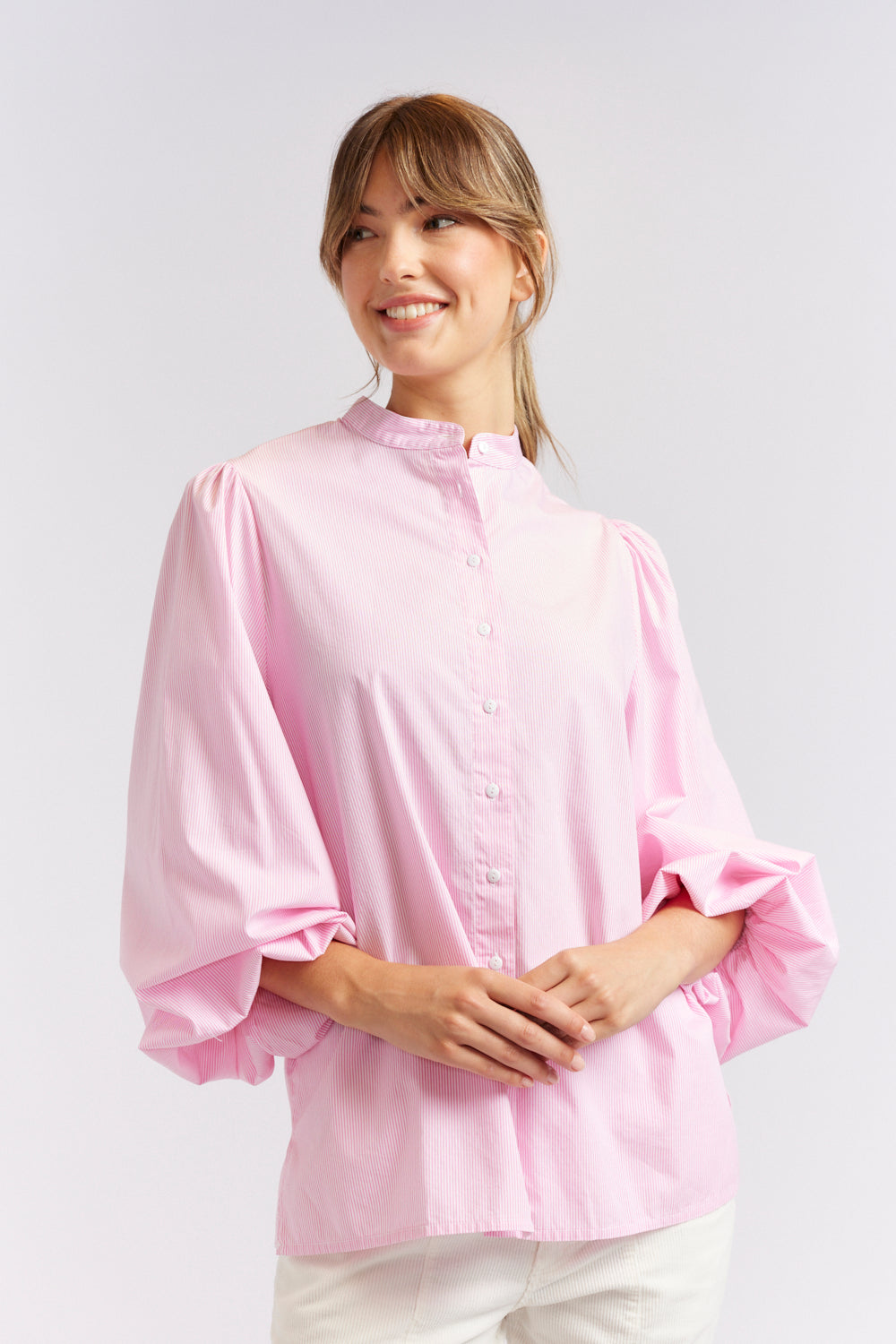 Alessandra | Magnolia Shirt Stripe