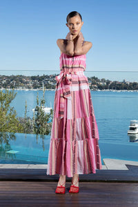 Lola Australia | Lake Bow Dress | Barth Stripe