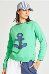 EST 1971 | Frayed Anchor Cotton Sweatshirt