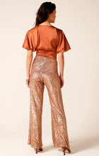 Load image into Gallery viewer, Sacha Drake | Sequin Palazzo Pant | Gold
