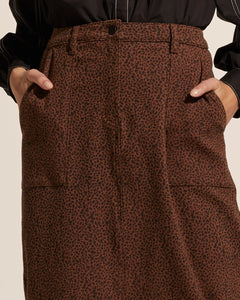 Zoe Kratzmann | Loft Skirt | Toast Leopard