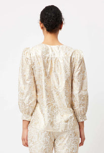 Once Was | Prosperity Cotton/Silk Blouse | Gilded Arcadia