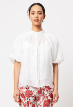 Load image into Gallery viewer, Once Was | Occitan Linen/Silk Shirt | White
