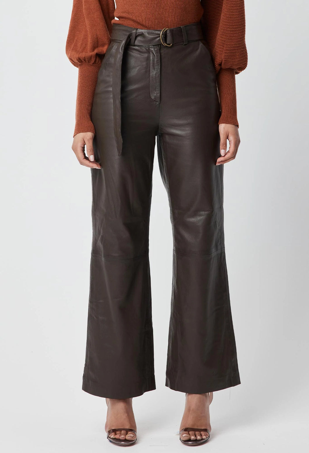 Once Was | Halston Leather Pant