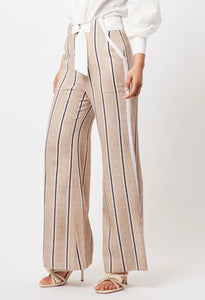 Once Was | Grace Linen Pant | Cruise Stripe