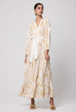 Load image into Gallery viewer, Once Was | Arlo Golden Palm Print Dress
