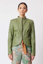 Load image into Gallery viewer, Once Was | Harmony Leather Jacket | Sage
