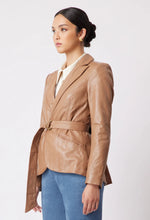 Load image into Gallery viewer, Once Was | Loren Leather Blazer | Husk
