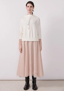 POL Clothing | Nucleus Drawcord Knit | Chalk