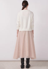 Load image into Gallery viewer, POL Clothing | Nucleus Drawcord Knit | Chalk

